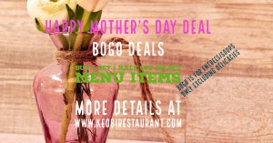 Mothers Day BOGO Meal Deal